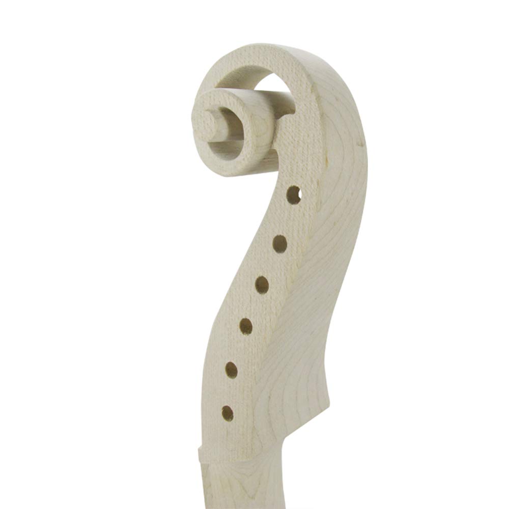 Amazon.com: JinQu Viola da gamba tallada a mano Cuello sin
